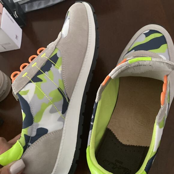Robert Graham Edge RG5551L Mens camo Suede Lace Up Sneakers Sz 9 Missing Laces main image 7